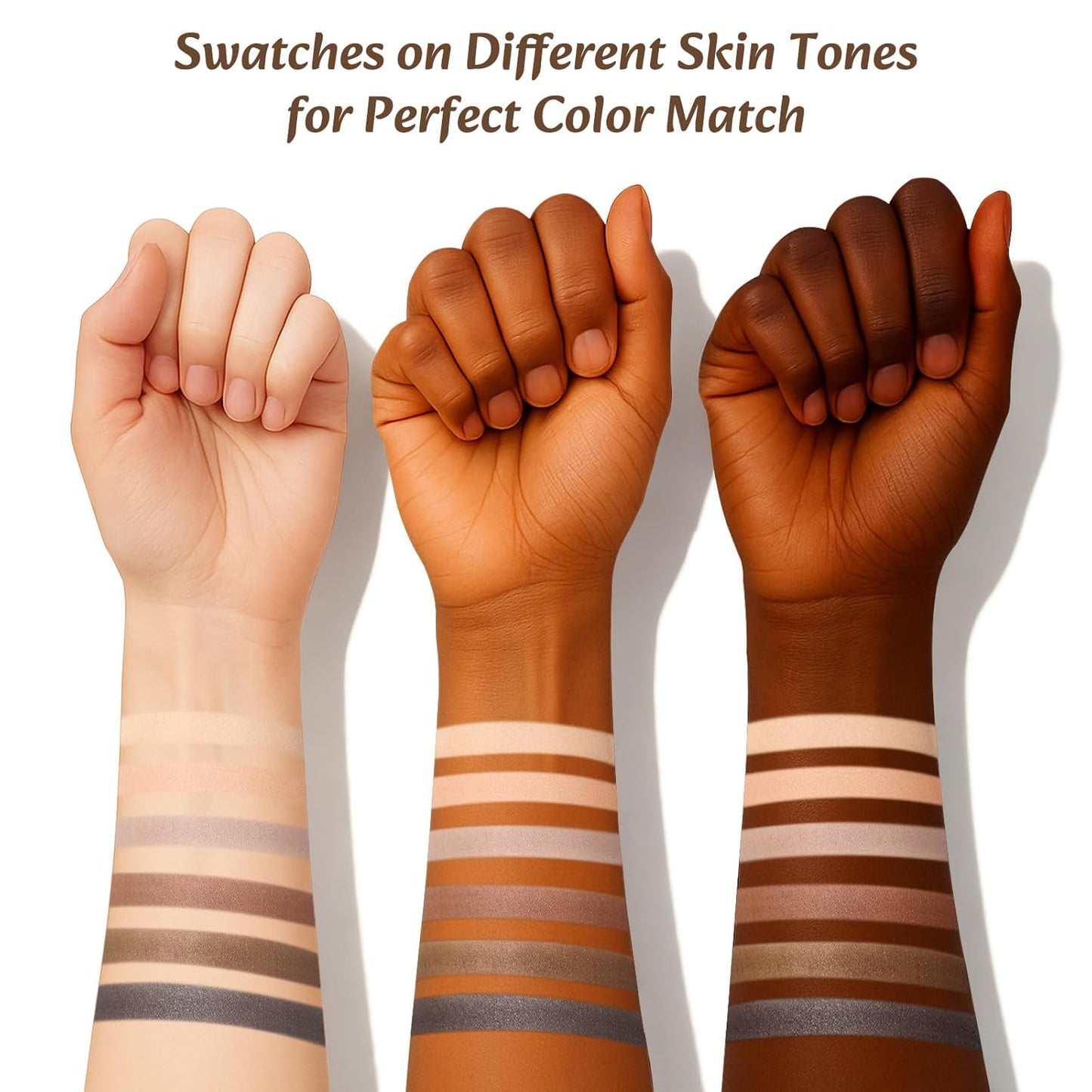 Skiennix Neutral Nude Matte Mini Eyeshadow Palette - 6 Highly Pigmented Shades for Travel | Long-Lasting Vegan Formula
