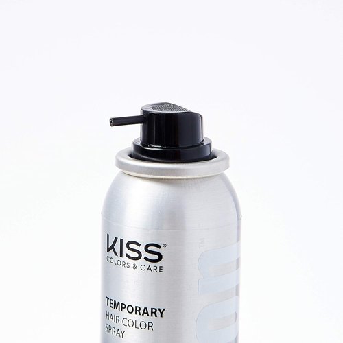 Kiss Gray Hair Concealer - Temporary Root Touch-Up Color Spray | 2.82 oz, 2-Pack (Black)