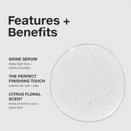 Paul Mitchell Gloss Drops | Shine Serum for Frizz-Free Polish | Brilliant Shine for Medium to Coarse Hair