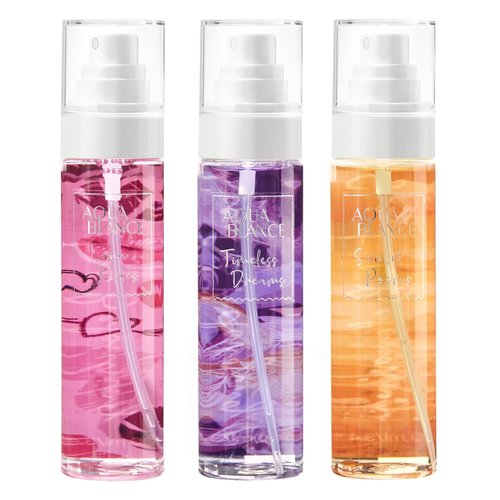 AQUA BLANCE Womens Body Spray, Fragrance Mist Gift Set, Body Spray for Women, Pack of 3, Each 3.4 Fl Oz, Total 10.2 Fl Oz, Dreams