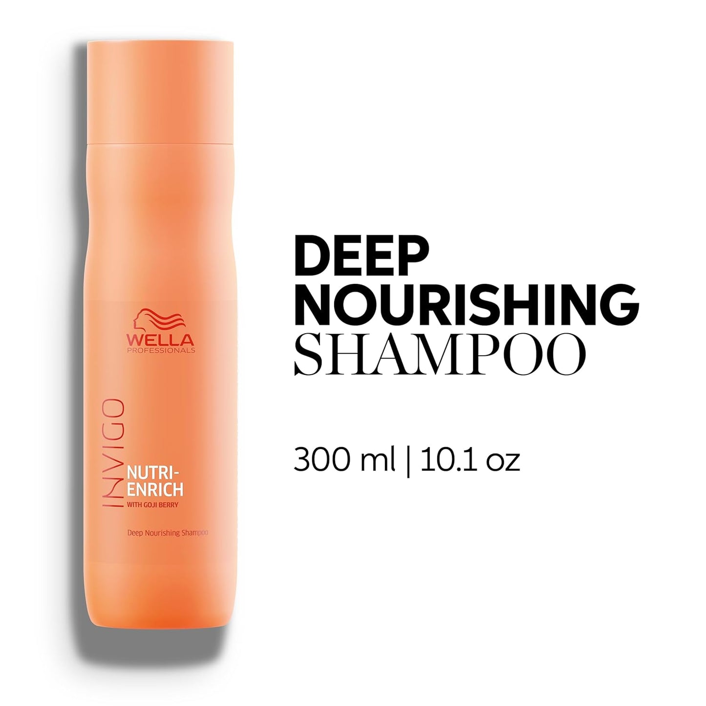 Wella Professionals Invigo Nutri-Enrich Shampoo - Deep Nourishing Formula for Dry & Damaged Hair | 33.8 oz