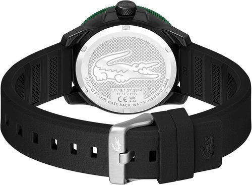 Lacoste 12.12 Scuba Men's Quartz Watch - Modern Silicone Strap Timepiece | 43mm Gift for Him