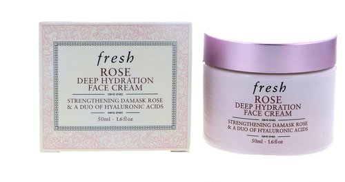Fresh Rose Face Cream - Deep Hydration & Strengthening Formula | 1.6 Ounce
