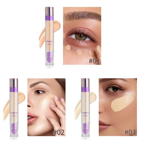 DIAONI Coverage Concealer, DIAONI Concealer Stick, Foundation Concealer Cream Hydrating Waterproof And Light Long Lasting, High Coverage Concealer for All Skin Types (#01)