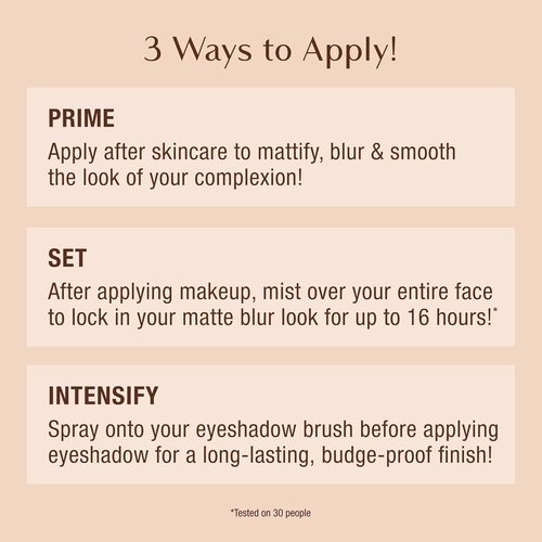 Charlotte Tilbury Airbrush Flawless Matte Setting Spray - Ultra-Fine Mist for 16-Hour Makeup Wear | Soothes & Blurs Pores