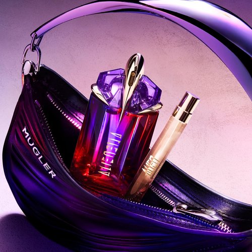 Mugler - Alien Hypersense - Eau de Parfum - Womens Perfume - Floral Woody Scent - Refillable - With Green Mandarin, Pear Accord, Jasmine, & Cashmere - 0.33 Fl Oz