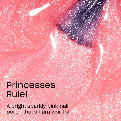 OPI Nail Lacquer Princesses Rule! | Sheer Soft Pink Shimmer Chip Resistant Nail Polish | Vegan, Fast Drying, Streak Free