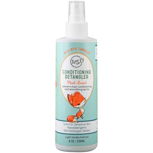 LANE & CO. Conditioning Detangler Spray for Kids - Vegan Leave-In Conditioner for Smoothing & Detangling | 8 oz. Bottle