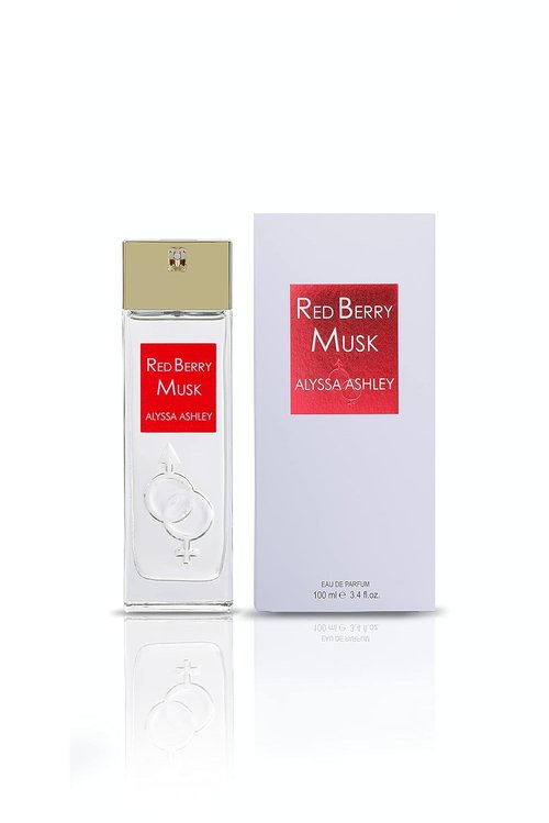 Alyssa Ashley Red Berry Musk - Floral Musk Perfume & Cologne - Invigorating Pink Pepper Scent - 3.4 oz