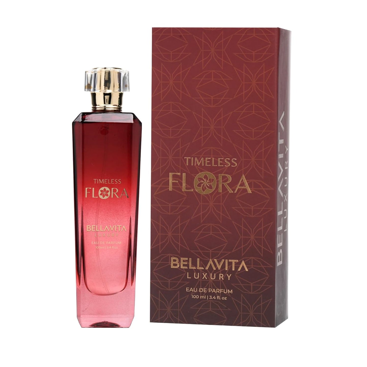 Bella Vita Luxury Timeless Flora Women's Fragrance - EDP Perfume with Floral Notes | 100 ml | Gift for Her