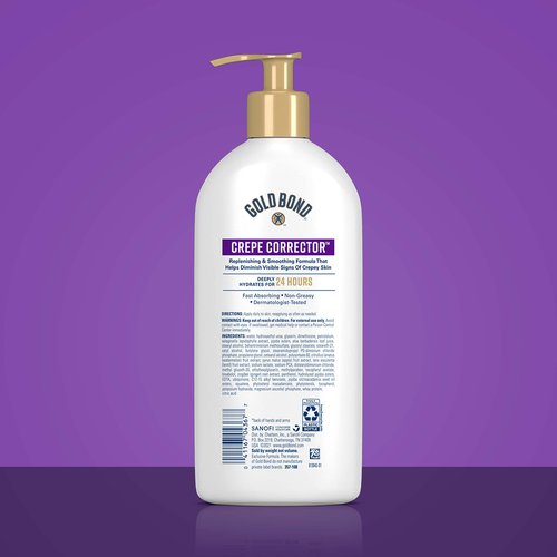 Gold Bond Age Renew Crepe Corrector Body Lotion, Replenishing & Smoothing Formula, Crepe Corrector Body Lotion, 8 oz