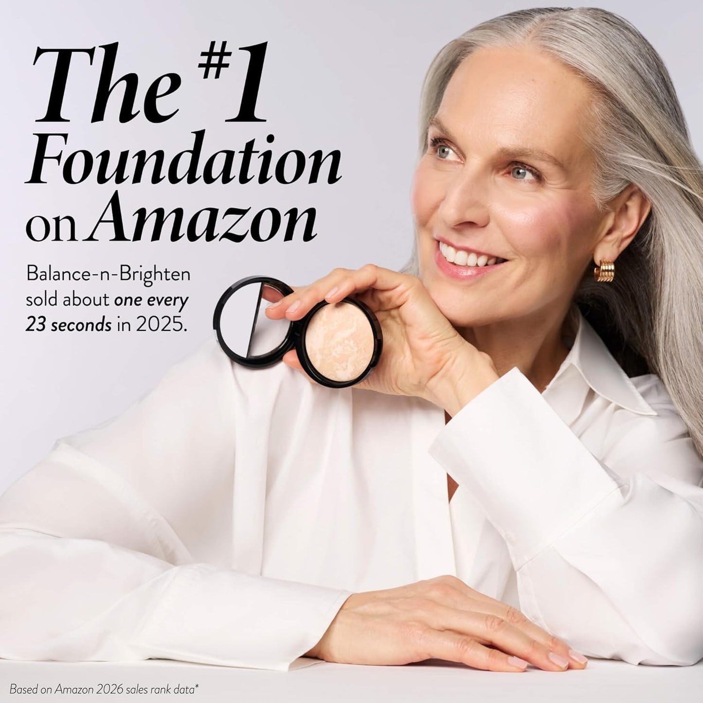 Laura Geller New York Baked Balance-N-Brighten Foundation - Flawless Finish with Kabuki Brush | Fair Shade