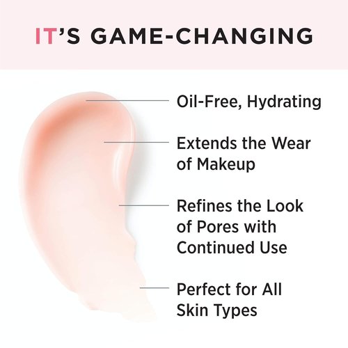 IT Cosmetics Your Skin But Better Makeup Primer+ - Hydrating, Pore-Refining Formula - Oil-Free, 1 fl oz