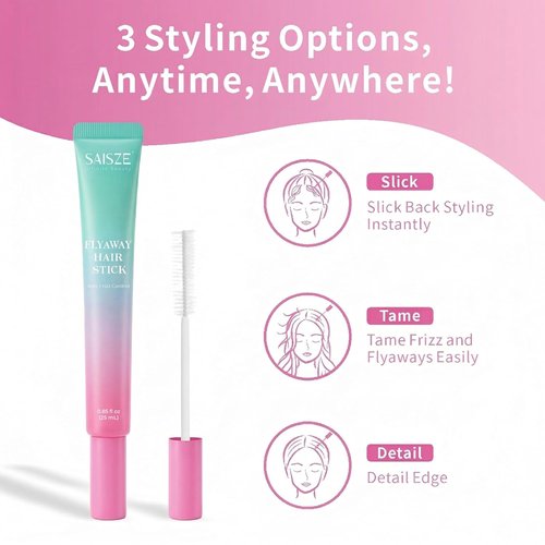 Fly Away Stick - Lightweight Frizz Control Hair Tamer for Baby Hairs & Bangs | 0.85 Oz Travel Essential