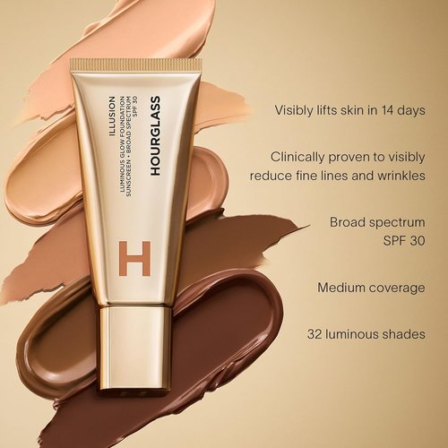 Hourglass Illusion Luminous Glow Foundation - SPF 30 | Flawless Radiance & Hydration