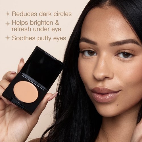 Palladio Under Eye Brightener - Conceal Dark Circles & Brighten Tired Skin | Medium Nude, Caffeine & Vitamin E