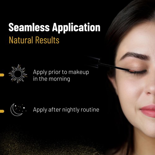 Azeze Eyelash Growth Serum - Oil-Free Lash Serum for Eyelash Growth and Thickness in 6 weeks, Compatible with Lash Extensions