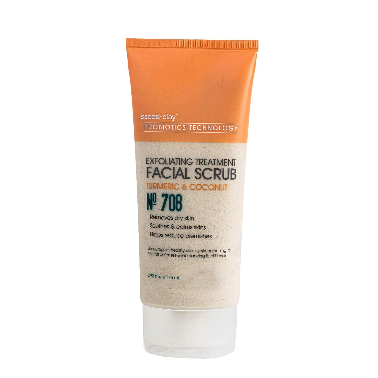 Skiennix Facial Scrub - Exfoliating Treatment with Turmeric & Coconut | 5.92 fl oz