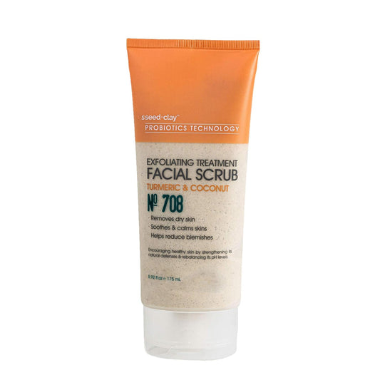 Skiennix Facial Scrub - Exfoliating Treatment with Turmeric & Coconut | 5.92 fl oz