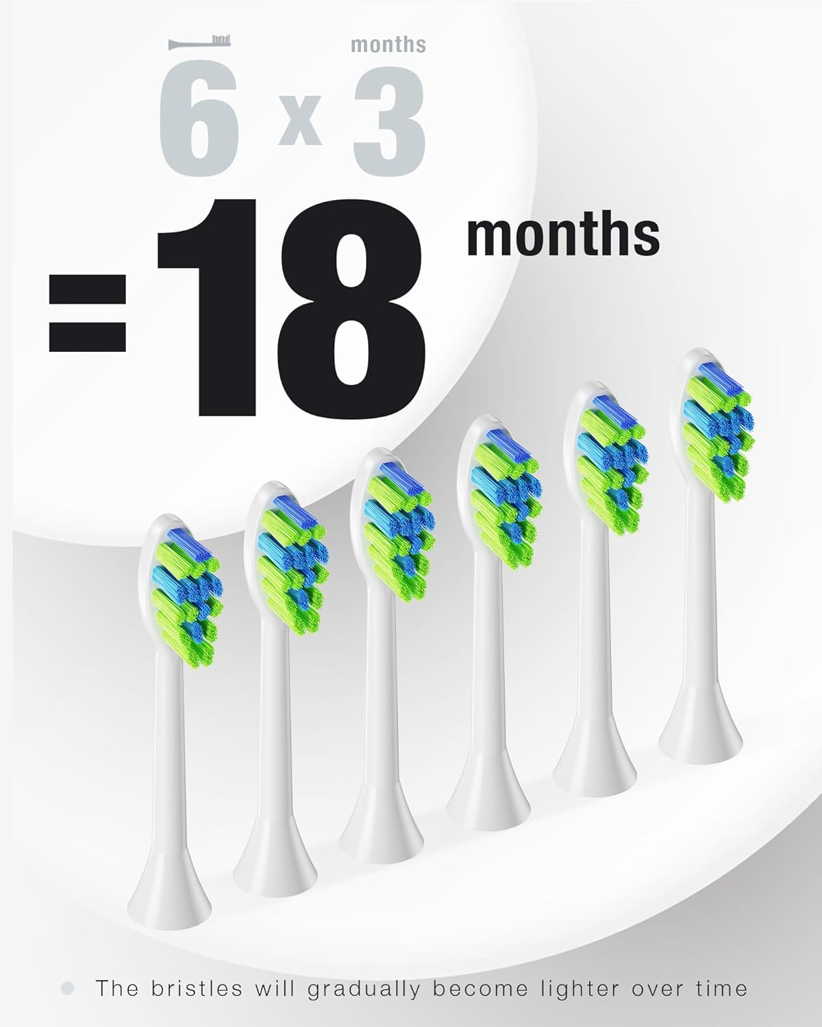 7AM2M Sonic Electric Toothbrush - 6 Brush Heads, 120-Day Battery, 5 Modes, Smart Timer | Pink
