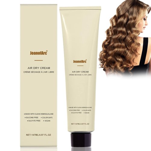 Air Dry Cream - Frizz Control Styling Cream by [Brand Name] | Enhances Natural Texture, 4.97 fl oz