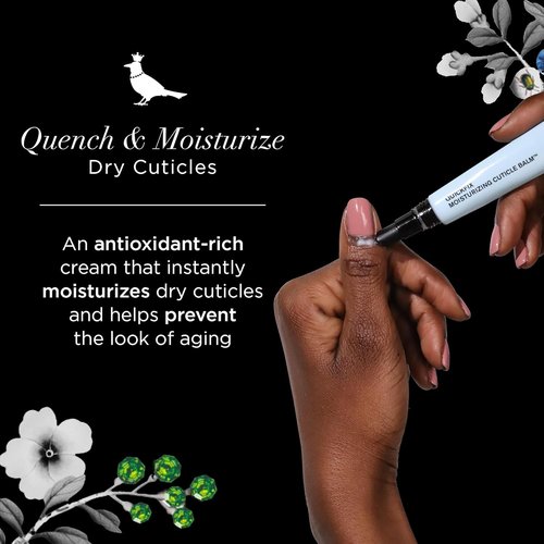 butter LONDON QuickFix Cuticle Balm - Moisturizing Cream with Massage Tip for Hydrated Cuticles - Gluten Free, Enriched with Vitamin E