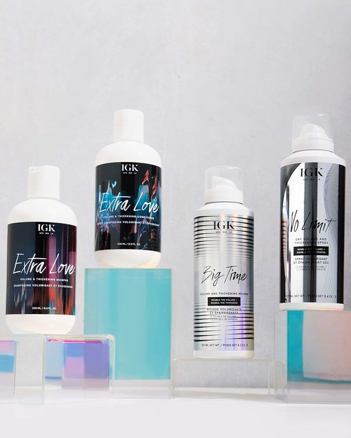 IGK No Limit Volumizing Spray - Root Lift & Full-Body Hair Spray for Lasting Volume and Texture