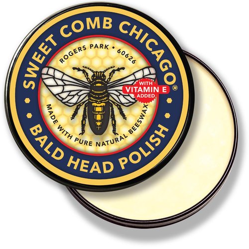 Bald Head Polish | Men's Aftershave Moisturizer - Waterproof Formula for Smooth Bald Heads, 4 OZ