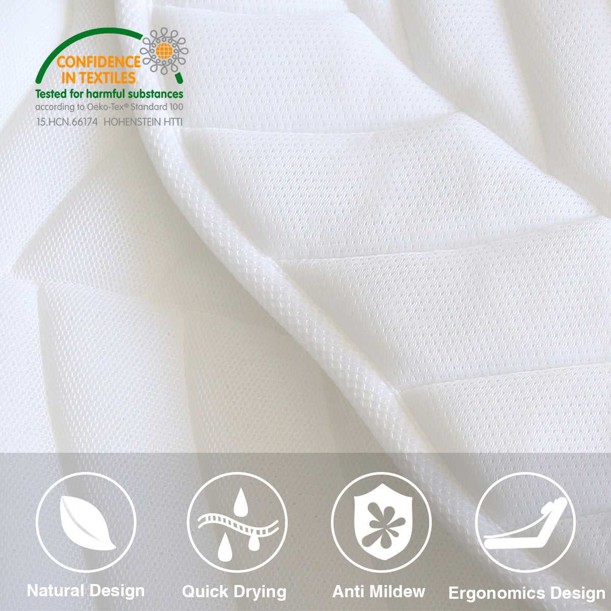 Full Body Bath Pillow, Bath Pillows for Tub Full Body, Bathtub Mattress Luxury Cushion with Large Suction Cups, Comfort Support Your Head, Neck, Shoulder, Back and Tailbone