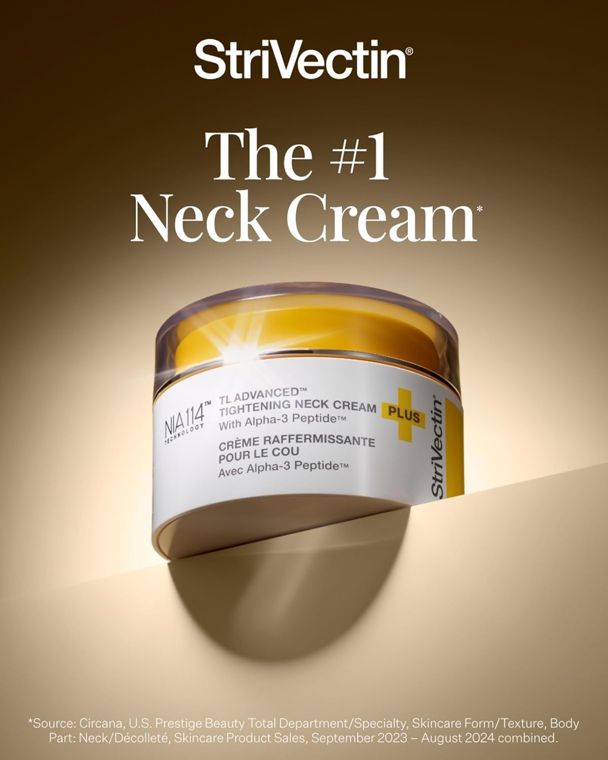 StriVectin Advanced Neck Cream - Tighten & Lift with Alpha-3 Peptides | Smooth Wrinkles & Fine Lines