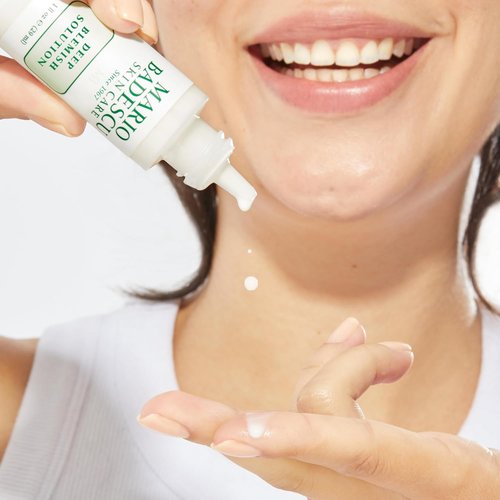Mario Badescu Deep Blemish Solution, Spot Treatment for Face with Potent Zinc Oxide, Niacinamide and B Vitamins Overnight Treatment Serum that Targets Large Blemishes Under the Skin