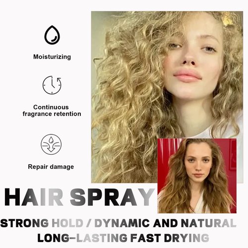 Glee Ice Volumizing Thickener Spray - Extra Volume Styling Gel & Hairspray for Fine Hair (2PCS)