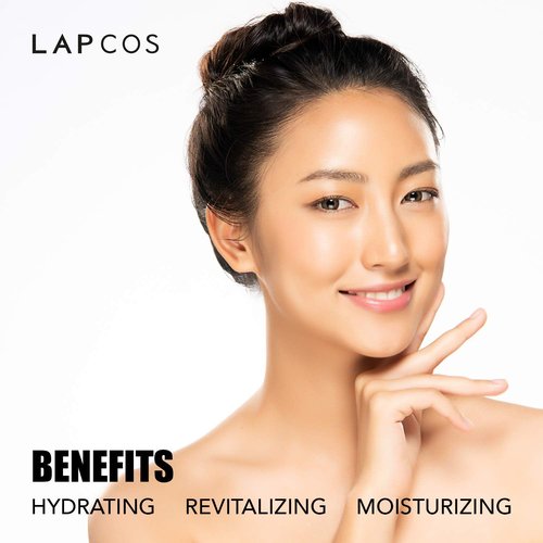 LAPCOS Hyaluronic Acid Sheet Mask - Daily Hydrating Face Mask | Nourishes & Protects Skin, 5-Pack