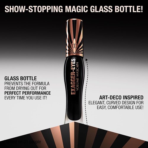 Charlotte Tilbury Exagger-Eyes Mascara - Volumizing & Lengthening, 28-Hour Smudge-Proof Formula