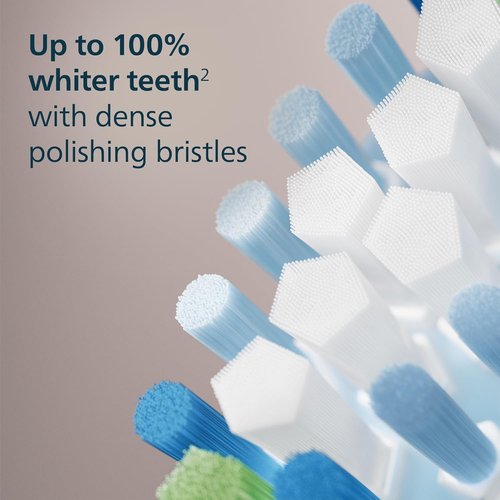 Philips Sonicare C3 Electric Toothbrush Heads - Genuine Replacement, Black, 2 Pack, HX9042/95