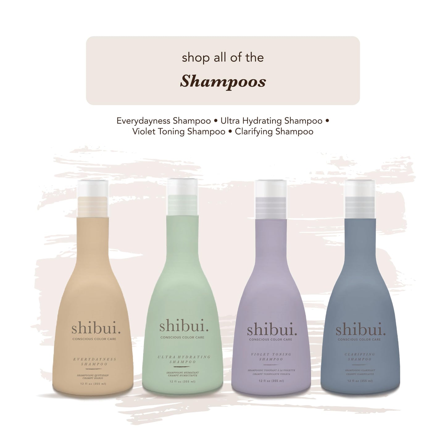 SHIBUI Clarifying Shampoo, Deeply Cleanses, Purifies & Enhances Shine, Color-Safe & Silicone-Free, 12 Fl Oz