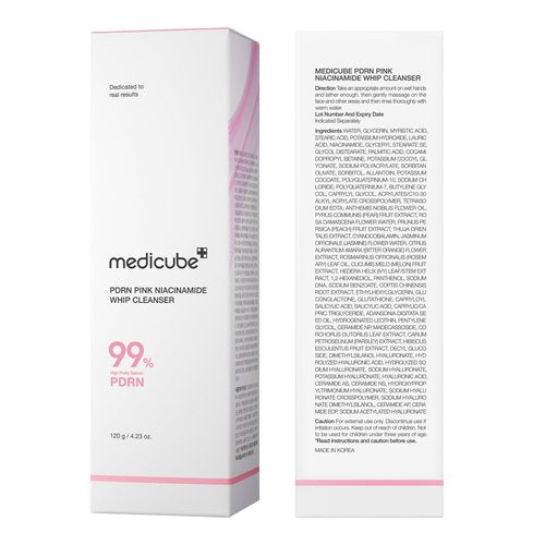 medicube Facial Cleanser PDRN Marshmallow Whip Cleanser | Deep Cleansing Foam for Pore Care, Uneven Skin Tone with Salmon DNA PDRN | Hydrating & Nourishing Gentle Cleanse | Korean Skincare, 4.23 oz
