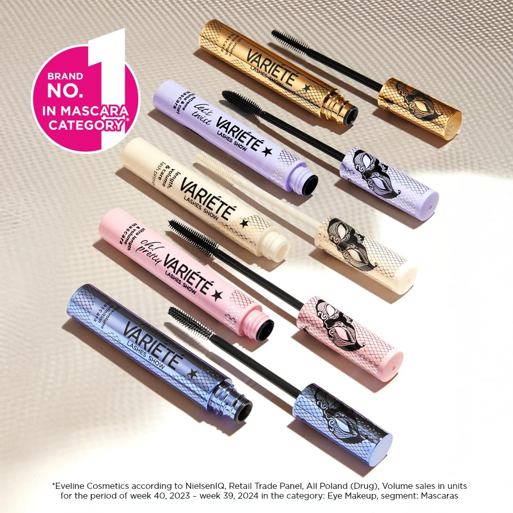 Variete Lashes Mascara - Volumizing Formula for Stunning Length | 10 ml
