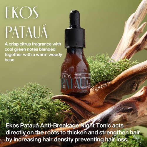 Natura Ekos Patauá Anti-Breakage Night Tonic - Strengthen Hair & Prevent Loss - Vegan Formula | 30ml