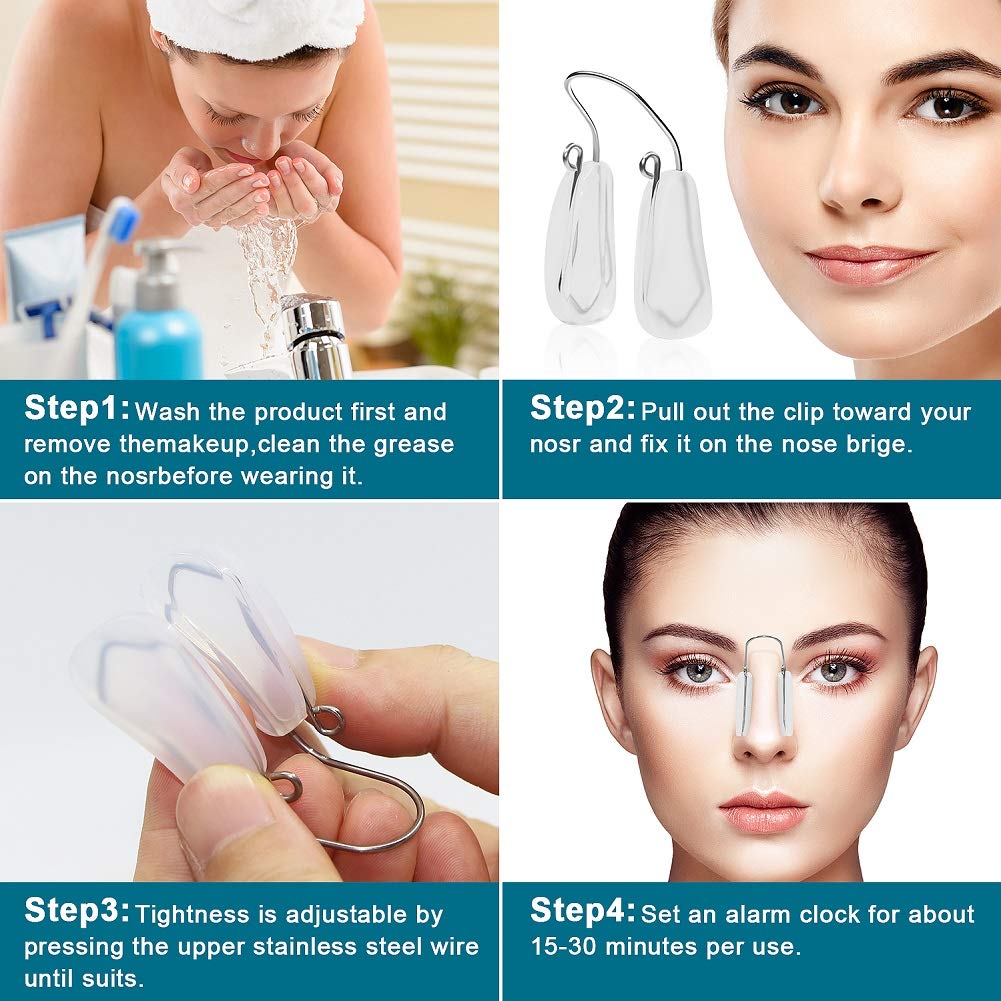 FERNIDA Nose Shaper Up Lifting Clip Nose Shaper for Wide Noses Beauty Nose Slimmer Device Pain Free High Up Tool