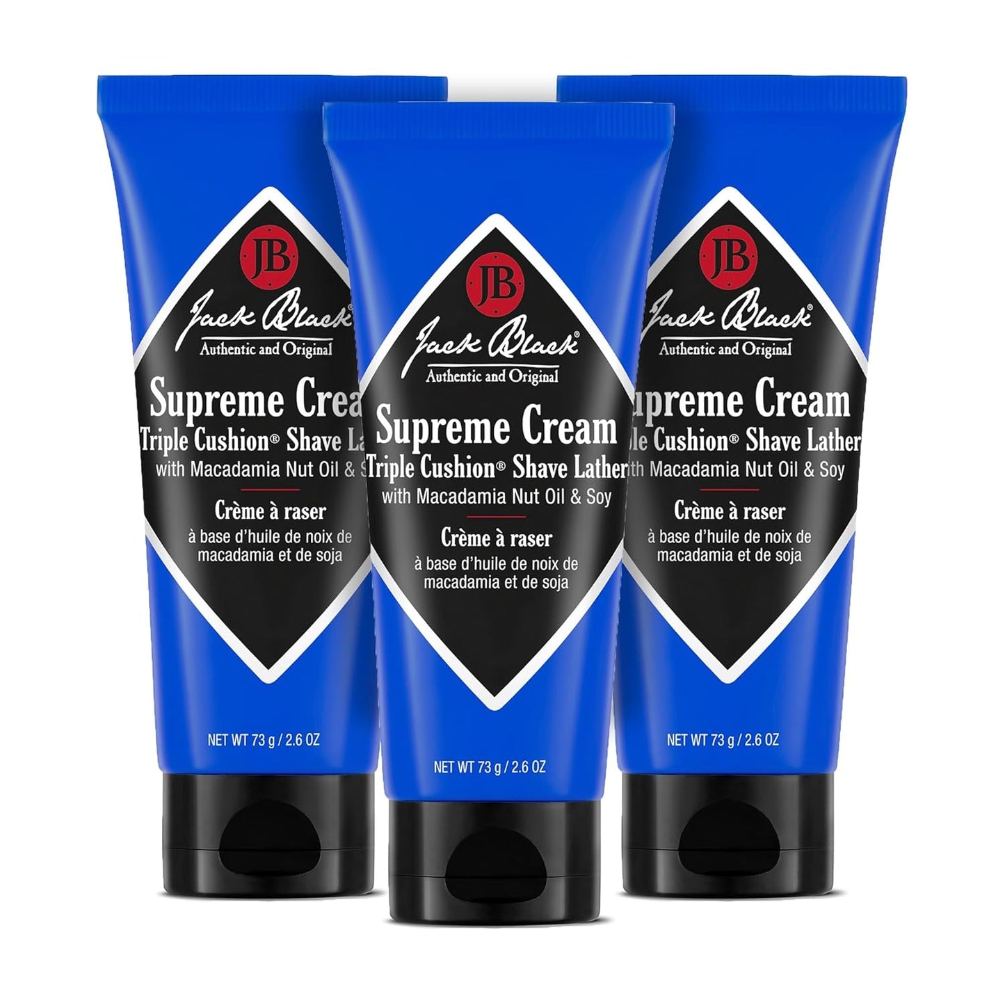 Jack Black Supreme Cream Shave Lather - Luxurious Shaving Cream for Men | Rich, Moisturizing Formula