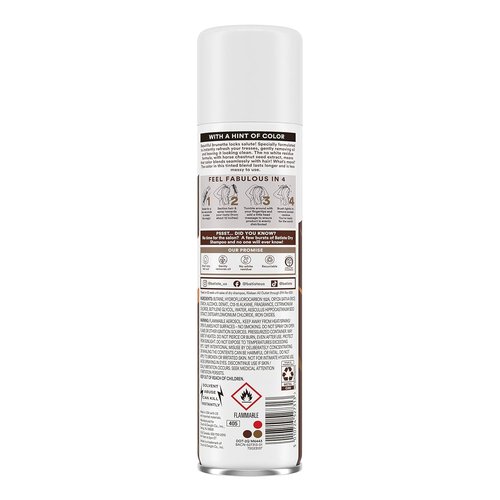 Batiste Dry Shampoo for Brunette Hair, Refresh Hair and Absorb Oil Between Washes, Waterless Shampoo for Added Hair Texture and Body, 5.71 oz