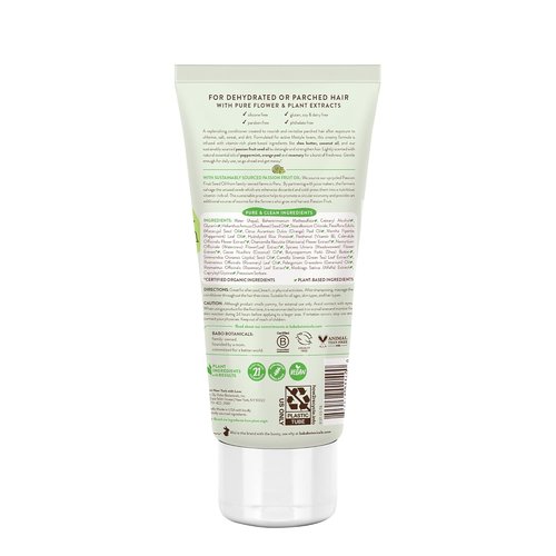 BABO Botanicals Conditioner - Citrus Mint & Passion Fruit - Purifying & Replenishing Formula | Shea Butter & Green Tea - For All Ages