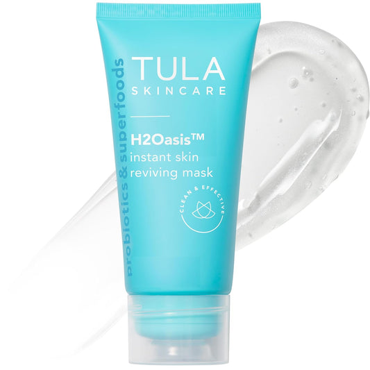 TULA Skin Care H2Oasis Instant Skin Reviving Mask - Hydrating Formula with Resurrection Plant & Desert Lime, 2.7 Fl Oz
