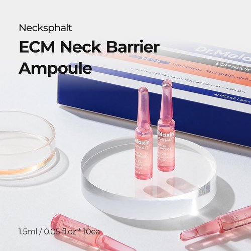 Dr. Melaxin Neck Tightening Ampoule - Firming & Lifting Treatment for Neck Wrinkles | 1.5ml x 10ea