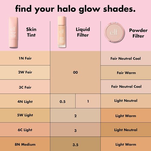 e.l.f. Halo Glow Powder - Ultra-Fine Finishing Powder for Smooth Pores & Fine Lines | Vegan & Cruelty-Free, Light Neutral