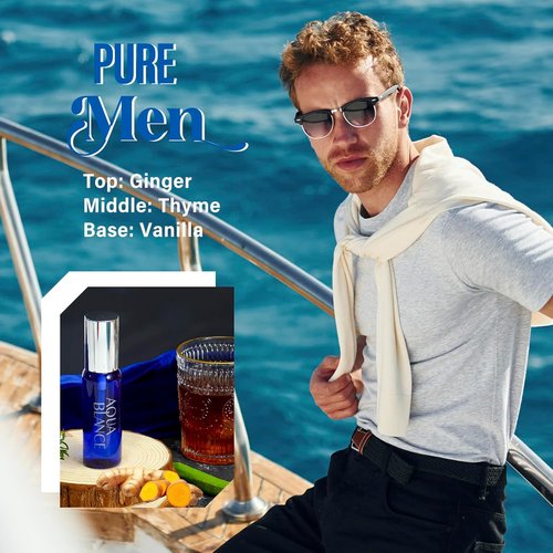 AQUA BLANCE Body Spray for Men - Travel Size 3-Pack (2.1 Fl Oz Each) | Long-Lasting Freshness