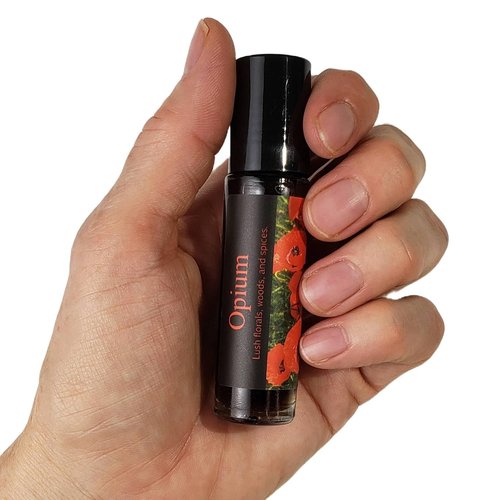 Opium Perfume for Women - Sensual Oriental Roll-On Oil with Woods, Spices & Florals