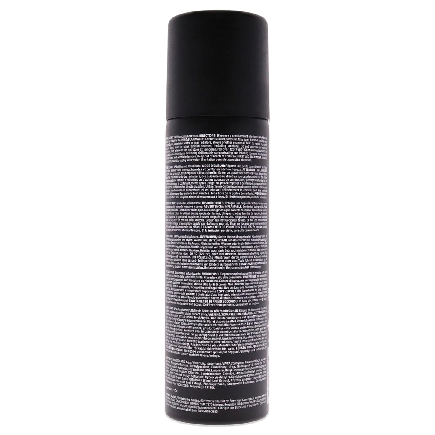 SexyHair Volumizing Gel Foam - Boosts Volume Up to 50% | Adds Shine | 5 Oz