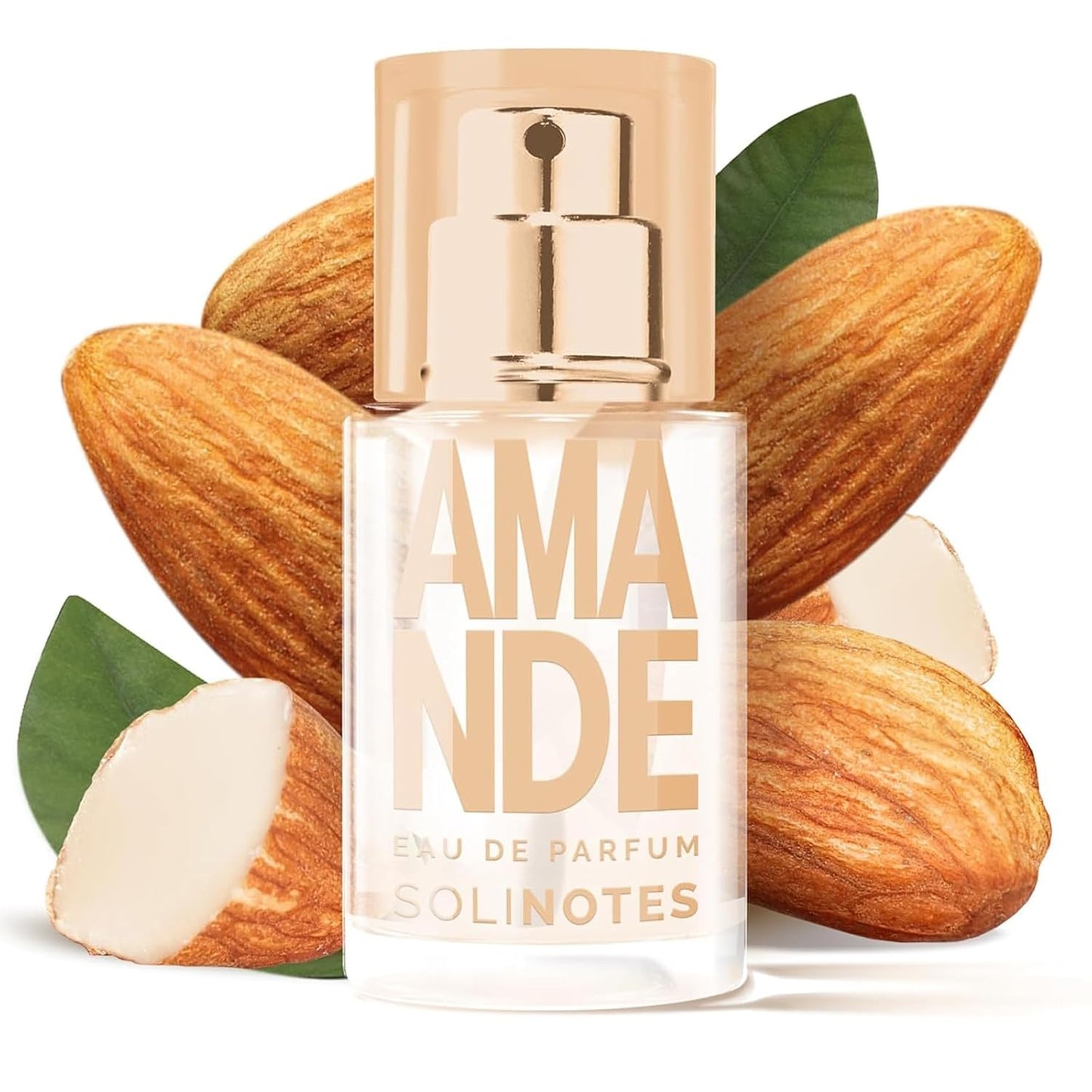 SOLINOTES Almond Perfume for Women - Delicate Floral Eau De Parfum | Vegan & Made in France - 0.5 fl. oz